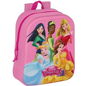 Schoolrugzak Disney Princess Roze 22 x 27 x 10 cm 3D