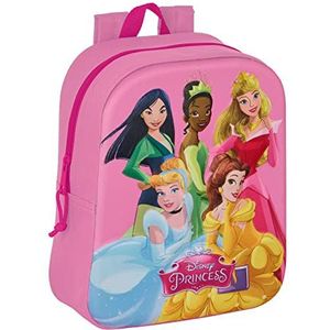 Schoolrugzak Princesses Disney 3D Roze 22 x 27 x 10 cm