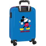 Safta Mickey Mouse Only One Cabin 20 Twin Wheels Trolley Blauw