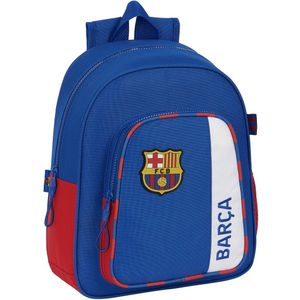 Safta FC Barcelona 2e Team schoolrugzak, ideaal voor kinderen van verschillende leeftijden, comfortabel en veelzijdig, kwaliteit en weerstand, 27 x 10 x 33 cm, blauw en kastanjebruin, Blauw/Granaat,