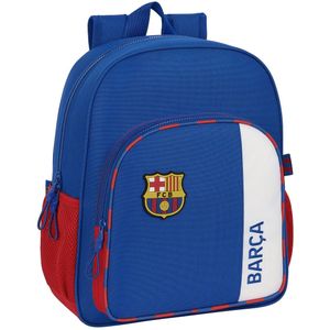 FC Barcelona 2e Team schoolrugzak, kinderrugzak, aanpasbaar aan de kinderwagen, ideaal voor schoolleeftijd, comfortabel en veelzijdig, kwaliteit en weerstand, 32 x 12 x 38 cm, blauw en kastanjebruin,
