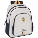 Schoolrugzak Real Madrid C.F. Wit 28 X 34 X 10 cm