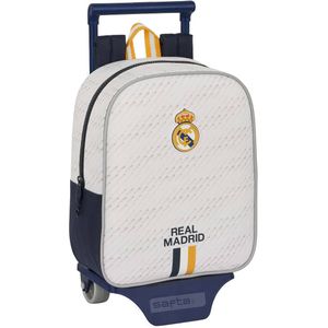 Safta Real Madrid ´´1st Equipment 23/24 Mini 232 W/ Wheel Backpack Beige