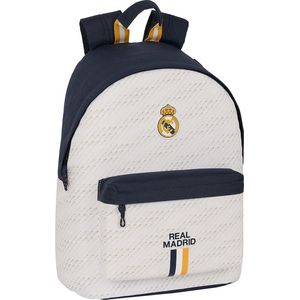 Real Madrid - Laptop Rugzak, Logo - 14,1" - 42 x 31 x 16 cm - Polyester