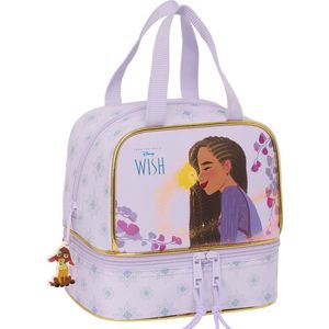 Disney Wish Beautycase, Rosas -20 x 20 x 15 cm - Polyester - 20x20x15 - Paars