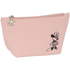 Minnie Teen Misty Rose - Schooltas voor kinderen met make-uphouder, ideaal voor verschillende leeftijden, comfortabel en veelzijdig, kwaliteit en stevigheid, 23 x 8 x 12 cm, pastelroze, roze, Pastel