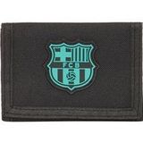 Safta F.C. Barcelona 3e team - Portemonnee met hoofd, portemonnee, portemonnee, comfortabel en veelzijdig, kwaliteit en sterkte, 12,5 x 9,5 cm, kleur: zwart, Estándar, casual,, zwart., informeel