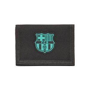 Safta F.C. Barcelona 3. Team-portemonnee met hoofdeinde, portemonnee, portemonnee, comfortabel en veelzijdig, kwaliteit en weerstand, 12,5 x 9,5 cm, zwart, Zwart, Standaard, Casual