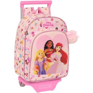 Safta With Trolley Wheels Princesas Disney Summer Adventures Backpack Roze