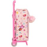 Safta M280 BARBIE GIRL kinderrugzak met trolley, ideaal voor kinderen van verschillende leeftijden, comfortabel en veelzijdig, kwaliteit en sterkte, 22 x 10 x 27 cm, roze uniseks kinderen, Lichtroze,