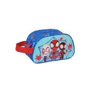 Toilettas voor op School Spidey Rood Blauw 26 x 15 x 12 cm