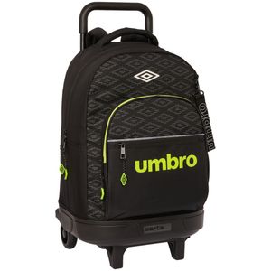 Safta Compact With Trolley Wheels Umbro Backpack Zwart