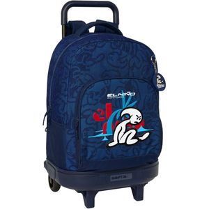 Safta Compact With Trolley Wheels El Niño Paradise Backpack Blauw