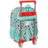 Safta With Trolley Wheels Hello Kitty Sea Lovers Backpack Groen