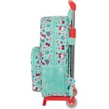 Safta With Trolley Wheels Hello Kitty Sea Lovers Backpack Groen