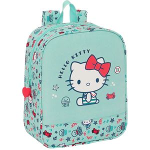 Kinderrugzak Hello Kitty Sea lovers Turkoois 22 x 27 x 10 cm