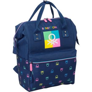Safta 13´´ With Handles Benetton Backpack Blauw
