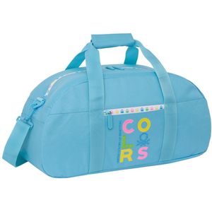 BENETTON SPRING sporttas, rugzak, ideaal voor kinderen van verschillende leeftijden, comfortabel en veelzijdig, kwaliteit en duurzaamheid, 50 x 26 x 20 cm, hemelsblauw, Lichtblauw, Standaard, casual