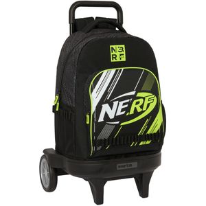 Safta Compact With Evolutionary Wheels Trolley Nerf Get Ready Backpack Zwart
