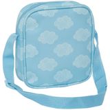 Schoudertas Safta Wolken Blauw 16 x 18 x 4 cm