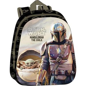 Star Wars Rugzak | De Mandalorian & Grogu Tas | Premium Dames Handtas | Mini Rugzakken Voor Vrouwen | One Size Zwart