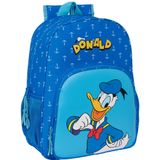 Disney Donald Duck Rugzak, Navy - 42 x 33 x 14 cm - Polyester - 42x33x14 - Blauw