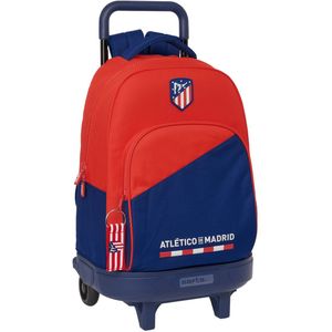 Safta Compact With Trolley Wheels Atletico De Madrid Backpack Blauw