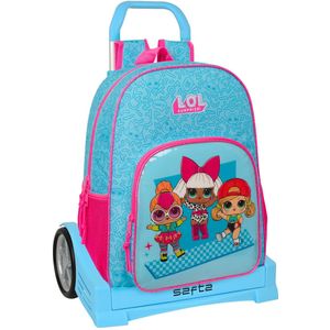 Safta With Trolley Evolution Lol Surprise Divas Backpack Blauw