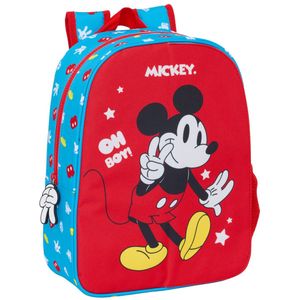 Schoolrugzak Mickey Mouse Clubhouse Fantastic Blauw Rood 26 x 34 x 11 cm