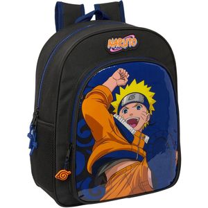 Naruto - Ninja - Schoolrugzak - Blauw Zwart - Polyester 300D