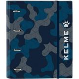 Safta Kelme EPIC Classeur 4 anneaux de 35 cm avec 100 feuilles A4, idéal pour les enfants de différents âges, confortable et polyvalent, qualité et résistance, 27 x 3,5 x 32 cm, bleu marine, M,