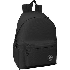 Safta München teen laptoprugzak, 14,1 inch, ideaal voor jongeren van verschillende leeftijden, comfortabel en veelzijdig, kwaliteit en stevigheid, 31 x 13 x 43 cm, zwart,, zwart., informeel