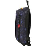 Safta SPIDERMAN ATTACK Mini-rugzak voor dagelijks gebruik, ideaal voor kinderen van verschillende leeftijden, comfortabel en veelzijdig, kwaliteit en sterkte, 22 x 10 x 39 cm, zwart, M, casual, zwart