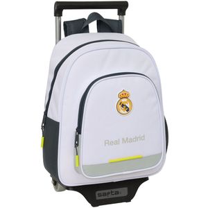 Real Madrid 2. Team 23/24, Cabin Trolley, 50.8 cm, Suitcase with Wheels, Safety Lock, Lightweight Suitcase, 34.5 x 20 x 55 cm, Navy, Dark Blue, Standard, Casual