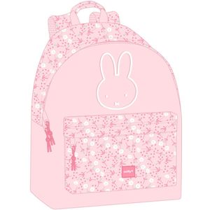 Safta - Miffy Flores - Rugzak - Roze - Polyester - Voor Laptop tot 14,1 inch