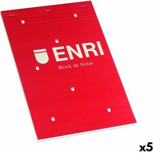 Enri 400032069 notitieblok, A4, 5 stuks