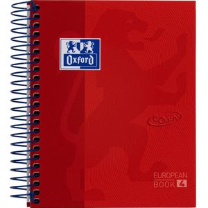 Schule European Book Touch A6 120 Blatt kariert 90g qm Optik Paper