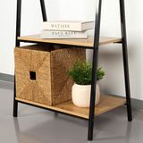 AKTIVE 18430 MAX Kapstok - Zwart - Staal en Hout - Multifunctioneel Design