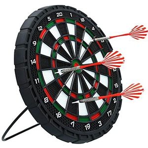 Aktive 44930 dartbord, opvouwbaar doel 31 cm diameter, met 3 darts, voor kinderen + 14 jaar, doelspel, indoor games, Aktive Sports