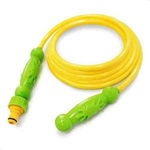 COLORBABY Splash Rope, 47009, springtouw met watersproeiers voor kinderen, afmetingen 2,85 m, springtouw, zomerspeelgoed, waterspel, springtouw