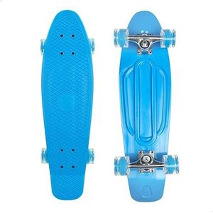 COLORBABY CB Riders skateboard, skateboard, blauw, 71 x 20 cm, as van aluminium, skateboard voor kinderen, board met 4 PU-wielen, maximaal gewicht 100 kg, cadeau 6 jaar (47197)