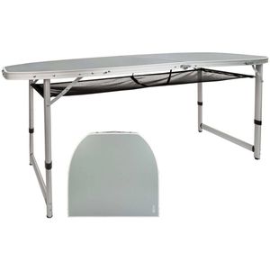 Aktive Height Adjustable Folding Camping Table With Mesh Grijs