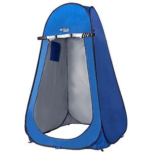 AKTIVE Actieve 62162 Douchetent voor camping, zonder bodem, 120 x 120 x 185 cm, blauw