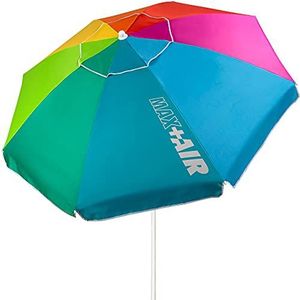 Aktive 62221 parasol Ø 200 cm, buis wit 28/32 cm, polyester UV50 glasvezel