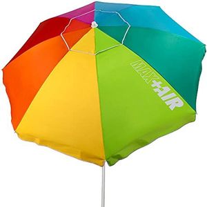 Aktive 62222 parasol Ø 220 cm, buis wit 28/32 cm, polyester UV50 glasvezel