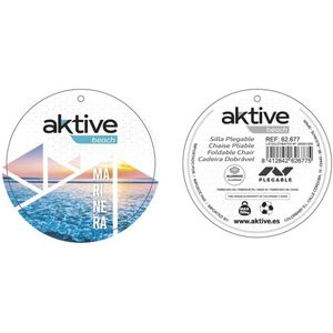 Aktive - Mini Alu - Vouwbare Stoel - Grijs - Aluminium - Textileen