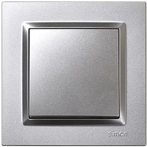 SIMON 10 aluminium schakelaar