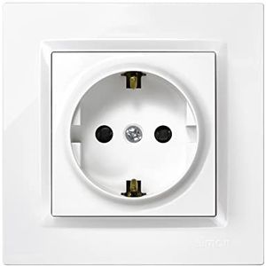 Plug-in basis Simon 2p+t Plastic 230 V 16 A Soort F