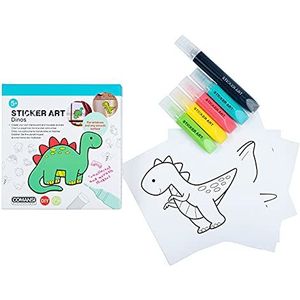 Commansi STICKER ART BASIC DINO: Maak je eigen 3D-stickers (1)