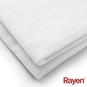 Rayen | Fleece strijkplank | Universeel | Uitsnede | Geschikt voor stoomstrijken | Polyester | Kleur: Wit | Afmetingen: 130x40 cm